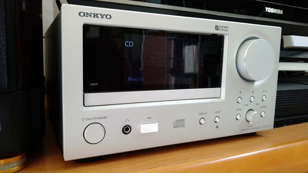 ONKYO CR-N775：CD トレイが出なくなったので、ブルーレイ再生機を繋ぐ